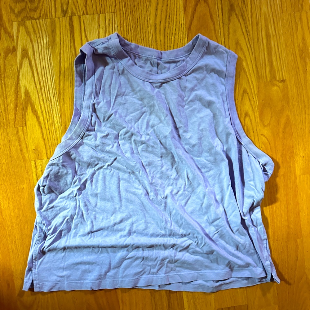 Purple Lululemon tank, no tags